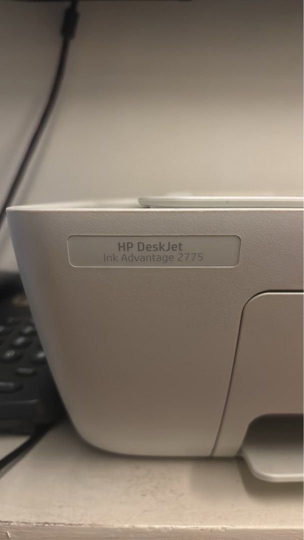 HP DeskJet Ink Advantage 2775 All-in-One Printer (Category: Printers, Scanners & Copiers) located in Manila. Submitted by joaqxdl (Listing ID 1452935551, Image 2). Description: HP DeskJet Ink Advantage 2775 All-in-One Wireless Printer Selling my HP DeskJet Ink Advantage 2775 printer. Perfect for home, school, or office use. Features: * Print, Scan & Copy * Wireless Wi-Fi printing * Print from your phone or laptop * Compact and easy to use No issu