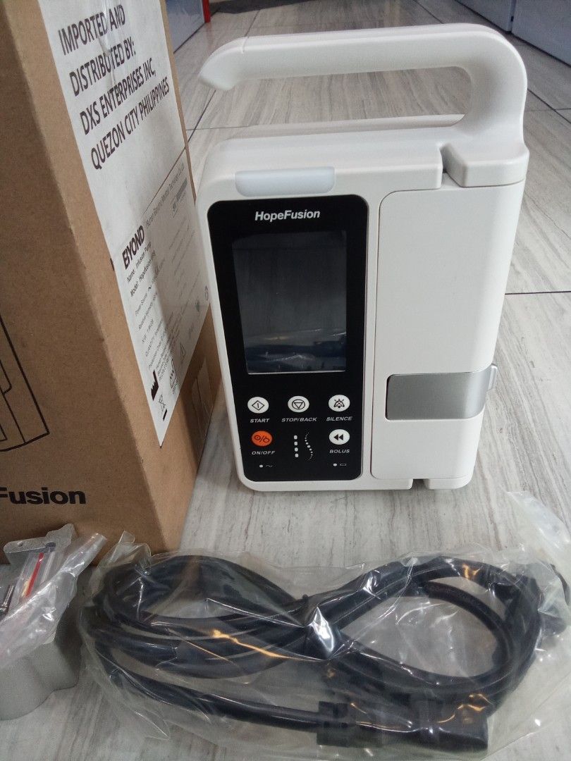 INFUSION PUMP ON HAND BRAND NEW (Category: Medical Supplies & Tools) located in Quezon City. Submitted by dxsshop002 (Listing ID 1452943341, Image 1). Description: CALL/VIB3R: 09 621 515 40 8.