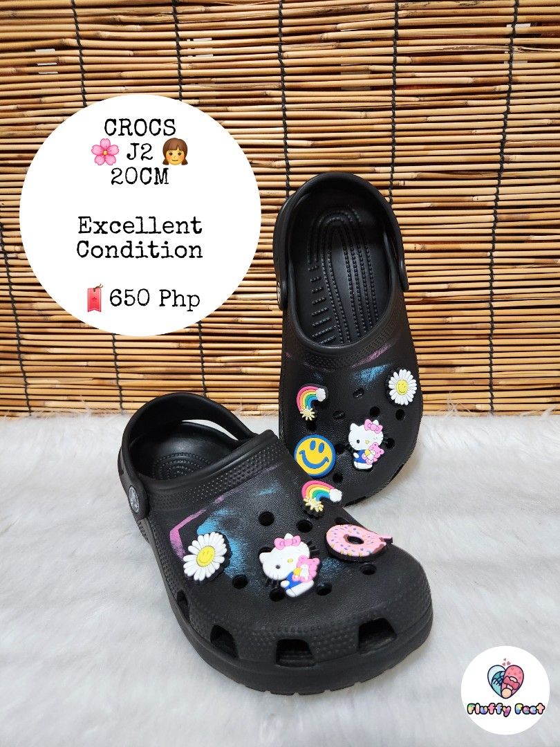 J2- Preloved Original Crocs for Kids (Category: Babies & Kids Fashion) located in Navotas City. Submitted by FluffyFeet (Listing ID 1453035965, Image 1). Description: NEW ARRIVAL❗️ This is a PRELOVED ORIGINAL CROCS FOR KIDS❗️❗️ Please manage your expectations ❤️ 📌Strictly MINE NOW, PAY NOW ONLY❗️ (Unless suki na po na maayos kausap at iwas cancellation) 📌You may ask for other photos before placing order/s STRICTLY NO RETURN, NO EXCHANGE UNLESS 