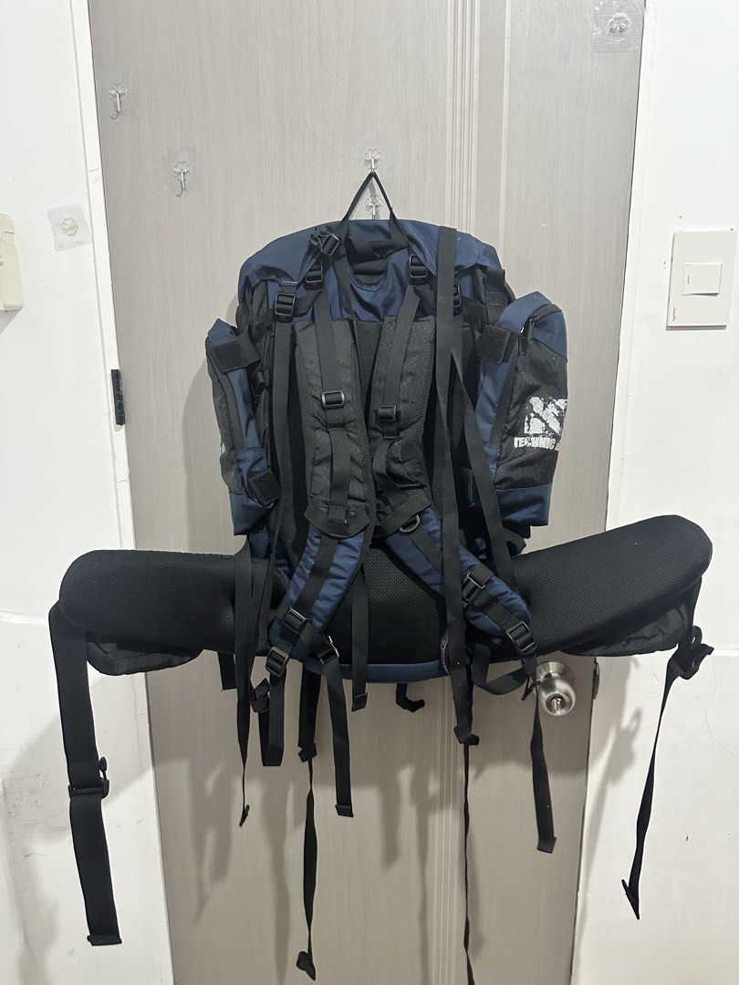 K2 Alpine Team Backpack - Navy Blue (Category: Backpacks) located in Digos. Submitted by reywearfinds (Listing ID 1452923871, Image 2). Description: - K2 Alpine Team backpack in navy blue - Ideal for hiking and camping trips - Multiple straps and pockets for organizing gear - Adjustable straps and padded hip belt for maximum comfort - Main compartment with secure drawstring closure - Get ready for your next adventure! - 75 Liters.