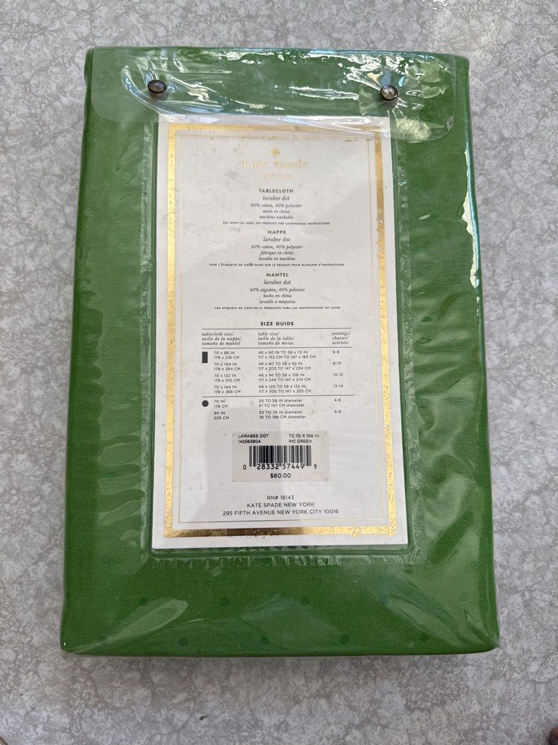 Kate Spade table linen brandnew (Category: Table Linen & Textiles) located in San Juan, La Union. Submitted by prickleberry.ph (Listing ID 1452953903, Image 2). Description: brandnew 10/10 from 📦🇺🇸.