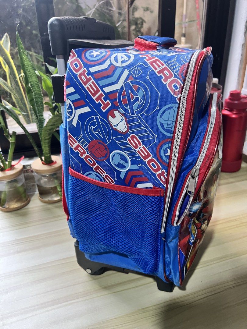 Kids Marvel Avengers Trolley Backpack (Category: Backpacks) located in Manila. Submitted by crazypenne (Listing ID 1452957873, Image 2). Description: 14 inches height Can do meet up and shipping Loc: South Caloocan near new city hall .