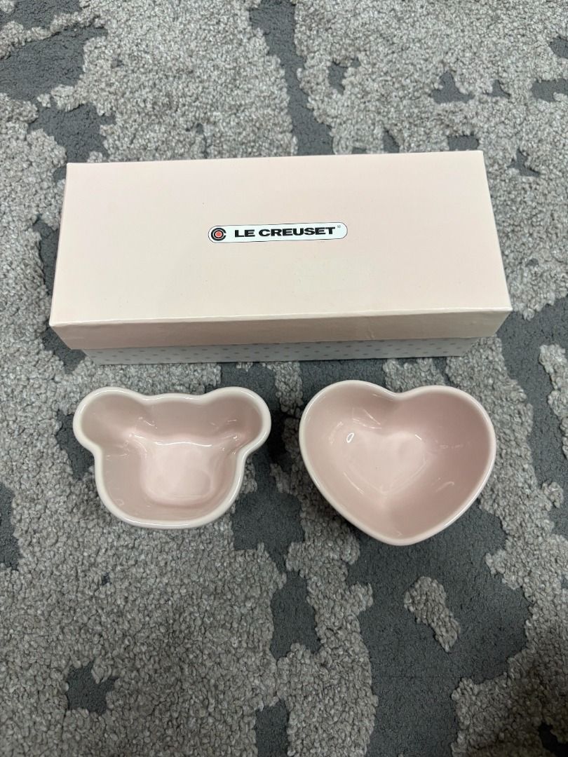 Le Creuset Baby Twin Ramekin (Category: Dinnerware & Cutlery) located in Manila. Submitted by foundhouseph (Listing ID 1453022012, Image 2). Description: Le Creuset Baby Twin Ramekin With box 1 set available Color: Pink Size: 8cm Very good condition. Never used. Price: 875php #lecreuset #lecreusetph.