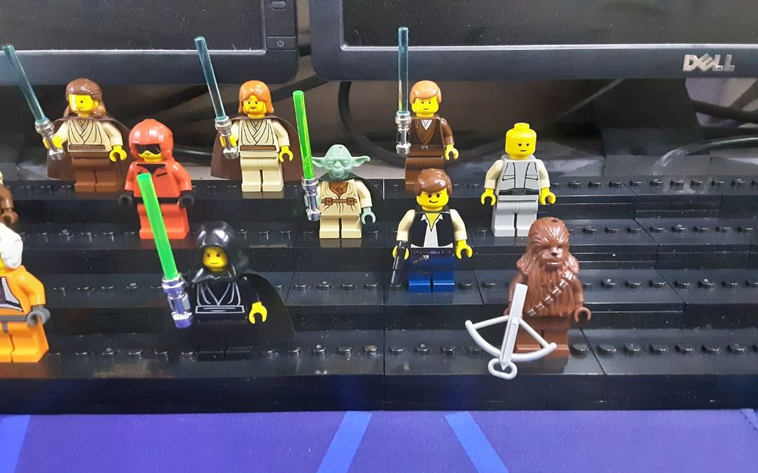 LEGO Star Wars Vintage Minifig Set (Category: Lego & Building Sets) located in Quezon City. Submitted by bobbyrey2 (Listing ID 1452984617, Image 3). Description: LEGO Vintage Star Wars Minifig Set (RARE) Set includes 14 Rare Vintage Minifigs (Yellow Heads). PLEASE READ CAREFULLY! PAKIBASA PO MUNA NANG MABUTI! All original rare vintage LEGO. Loose but in mint/like-new condition. On display in covered case, or in storage only. Hindi nilaro kahit ke
