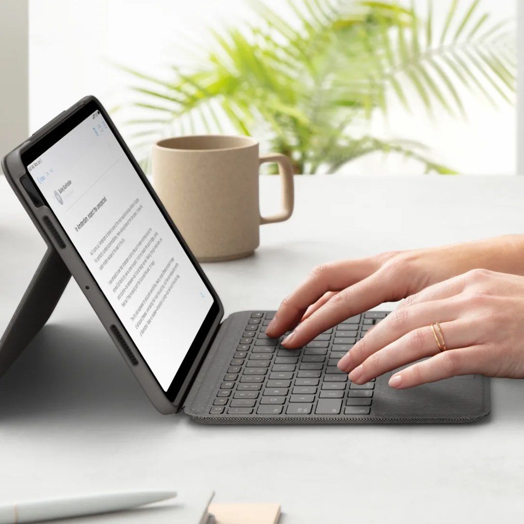Logitech Folio Touch for iPad Air (Category: Computer Keyboard) located in Muntinlupa City. Submitted by andsshop_ (Listing ID 1452966638, Image 2). Description: Used only once! Basically brand new. ✨ Backlit keyboard case with trackpad for iPad Air 11-inch (M2, M3 & M4), iPad Air (4th & 5th gen) SRP: 9,995.00 RFS: I don’t use it at all.