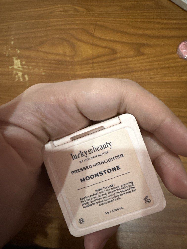 Lucky Beauty Pressed Highlighter in Moonstone (Category: Makeup) located in Manila. Submitted by sellingjoitems (Listing ID 1452946904, Image 2). Description: Rfs: decluttering, I have too much makeup that I don’t use. Last price..