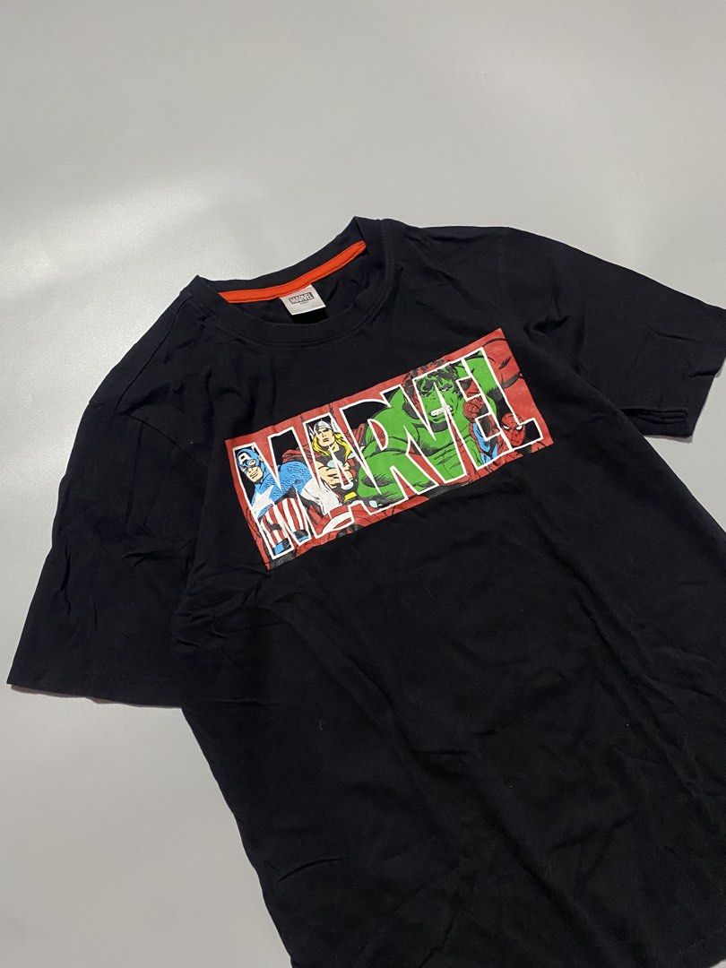 Marvel Graphic Shirt (Category: Tshirts & Polo Shirts ) located in Manila. Submitted by yevs_gafshop (Listing ID 1452920641, Image 2). Description: Marvel Graphic Shirt Width: 21 Length: 27 •All items are clean and ready to wear. •Check all slides for details and issue if there is any •Color may change due to lightning •San Pablo City Laguna📍 •Comment “Mine” /DM to purchase📩 #yevsavail.