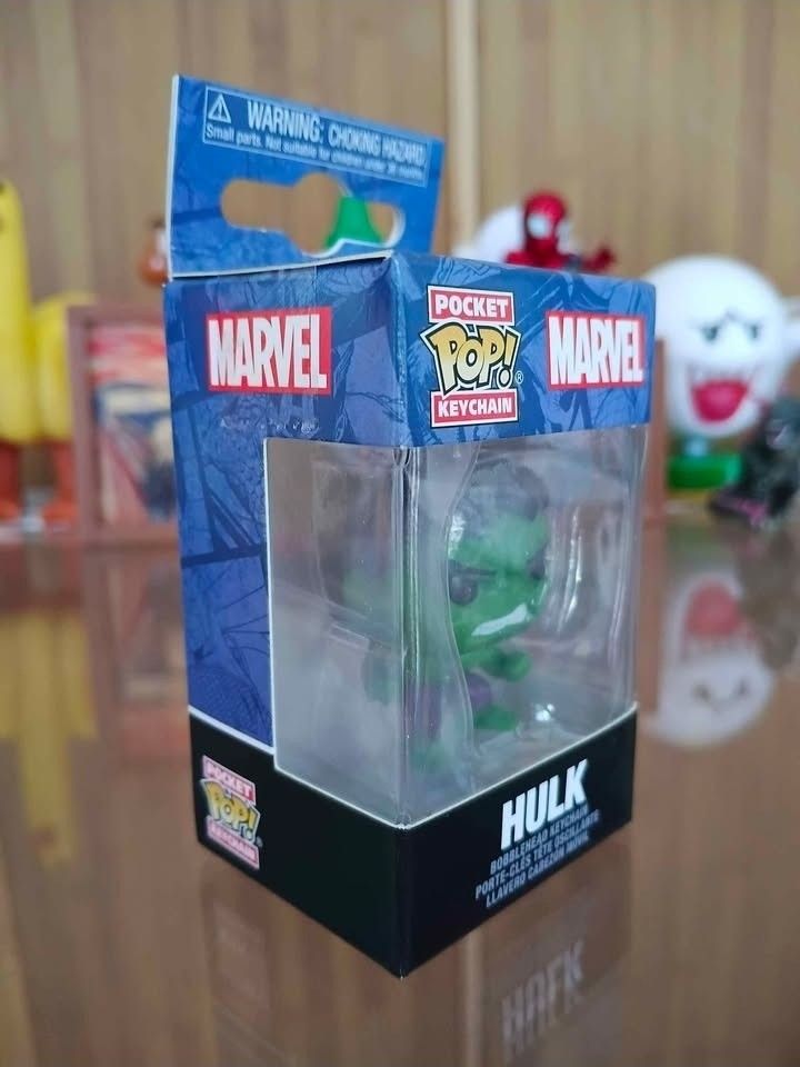 FUNKO - Pocket Pop! Keychain - Marvel New Classics Hulk (Category: Designer & Blind Box Toys) located in San Miguel. Submitted by ultimateconyo (Listing ID 1452923966, Image 2). Description: FUNKO - Pocket Pop! Keychain - Marvel New Classics Hulk MISB - 400.00.