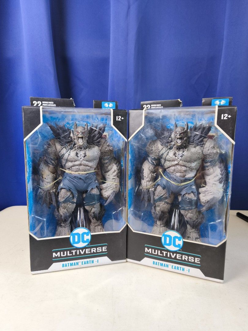 McFarlane Toys DC Multiverse Batman Earth - 1 Doomsday (Category: Figurines & Statues) located in Makati City. Submitted by jetpiraterecords (Listing ID 1453049042, Image 1). Description: - McFarlane Toys DC Multiverse Action Figures - Price: 2500 each sealed, damaged box. -Batman Earth-1 Doomsday -From the Dark Nights: Metal Series -Brand new, still in original packaging -Ideal for DC collectors.