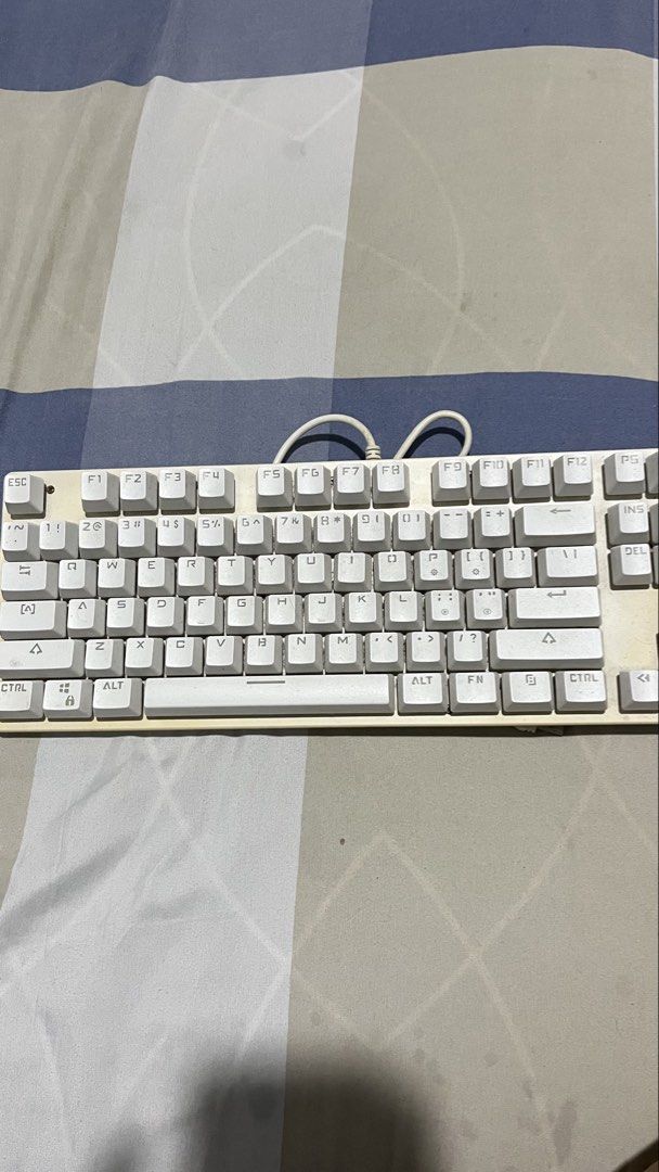 Mechanical Keyboard (Category: Computer Keyboard) located in Manila. Submitted by _prettyp (Listing ID 1453001781, Image 1). Description: Lightly used mukhang lang madumi since natambak lang sya.