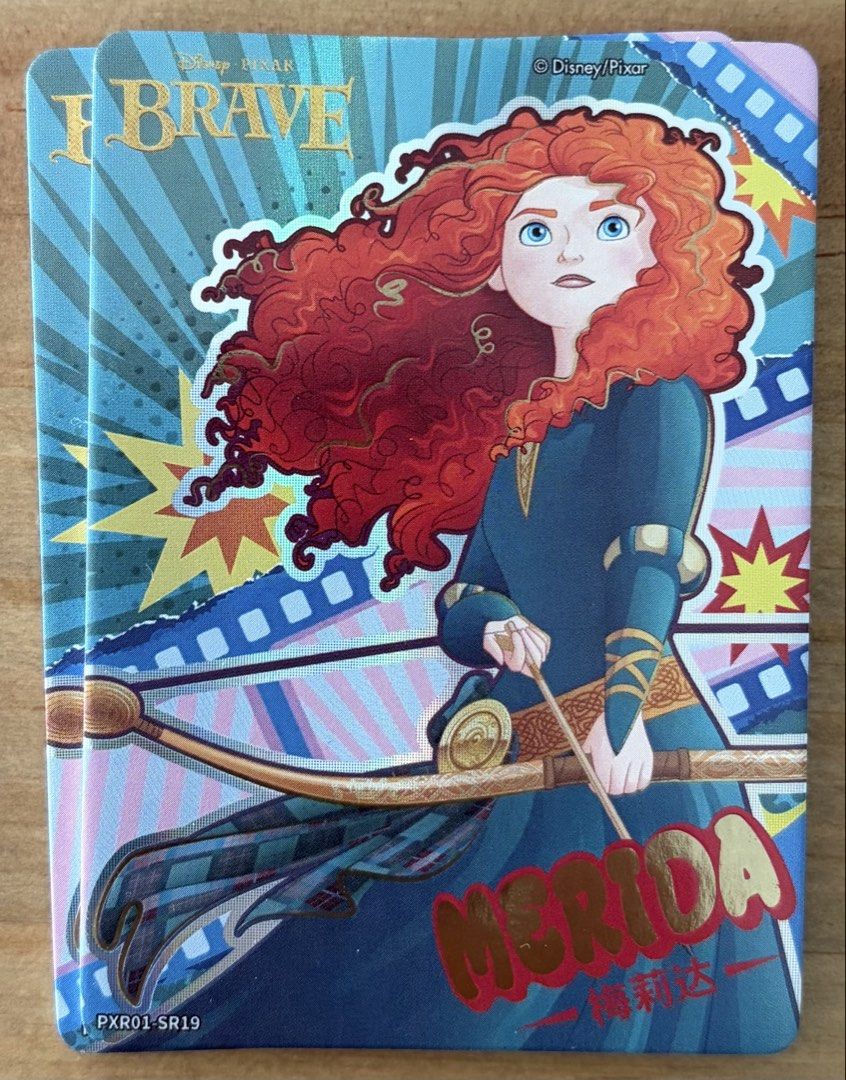 Merida (Brave) | Disney Cards ~ Oscar Honors (Category: Raw Singles) located in Makati City. Submitted by cardlab (Listing ID 1452896270, Image 1). Description: Items are 💯 authentic/original/legit. About The Card: •Language: EN • Number: PXR01-SR19 • Semi Thick Card WITH: • Card Sleeves Packaging (If Shipping): ✔️ Plastic cover ✔️ Cardboard ✔️ Bubble wrap NOTE: • Cards are raw • Cards may have minor flaws • No payment = No reservation (Iwas Joy