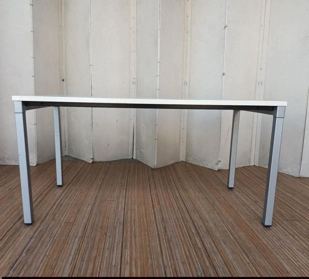 Multi Purpose Table (Category: Tables & Sets) located in Meycauayan. Submitted by marygracecasimiro (Listing ID 1452891061, Image 1). Description: Minimalist Workstation / Training Table / Dining Table Heavy Duty Steel Frame Price: 4,000 L55 x W27 x H28 In good condition🩷.
