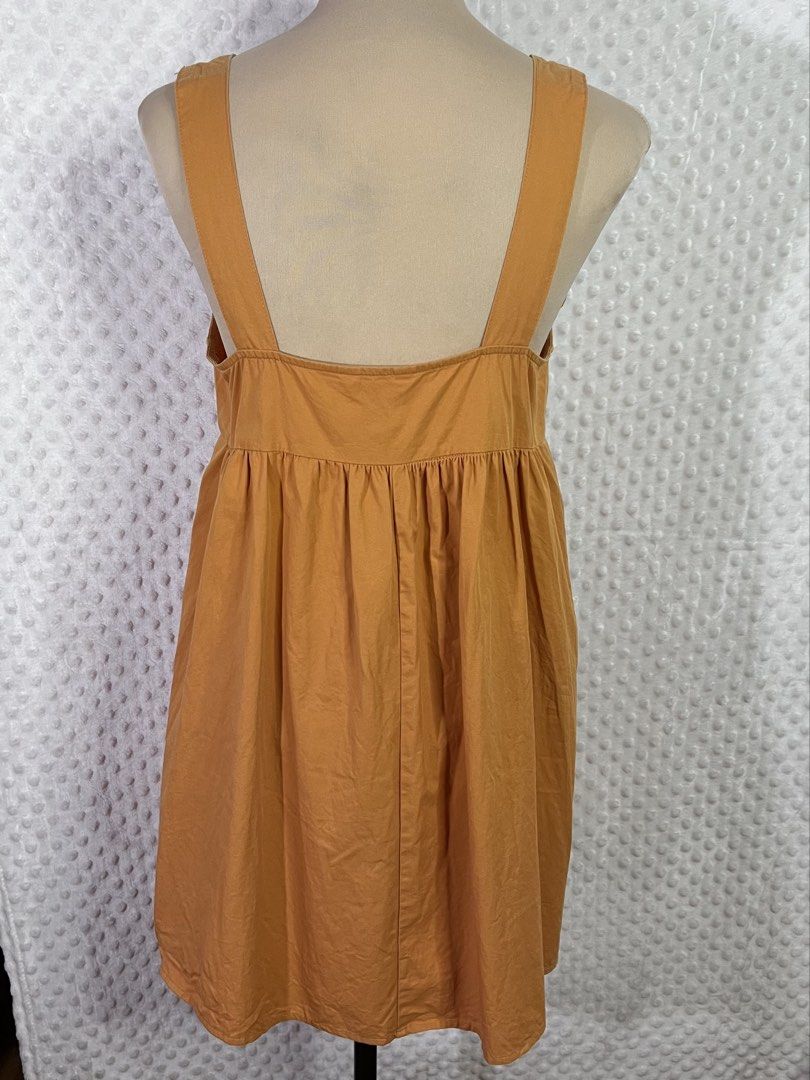 Mustard bow detail dress (Category: Dresses) located in Quezon City. Submitted by mondaymayhem (Listing ID 1453033200, Image 3). Description: 658) fits small-med 🚚j&t(payment first) ☑️same day delivery(lalamove/grab) 📍Batasan hills QC No refund/return/exchange. All sales are final! Strictly no cancellation/changing of orders Items are thrifted so please manage your expectations. Color may slighly differ due to lighting. Make sure of your size. 