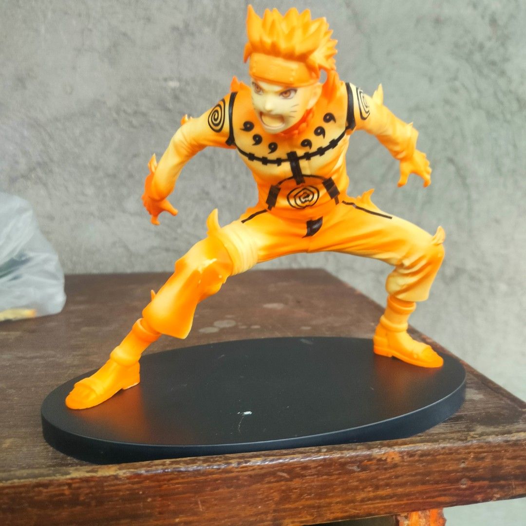 Naruto Sage Mode Action Figure Bandai Spirits (Category: Figurines & Statues) located in Plaridel. Submitted by klayskolektibols (Listing ID 1452965759, Image 1). Description: - Poseable Naruto action figure in Sage Mode - Vibrant orange and yellow colors - Comes with a black display base - Base features Bandai Spirits markings - Ideal addition to any Naruto fan's collection.