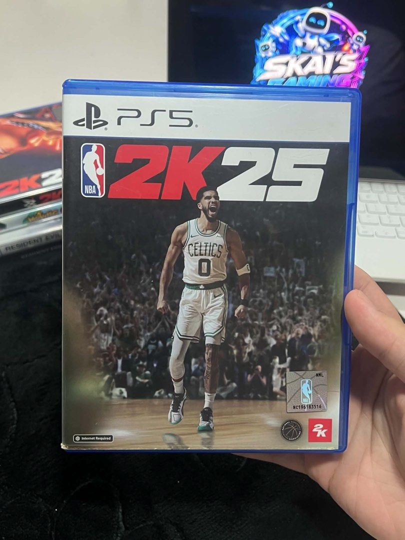NBA 2K25 PS5 Game (Category: PlayStation) located in Cabanatuan. Submitted by dgbordador (Listing ID 1452913383, Image 1). Description: - NBA 2K25 for PlayStation 5 - Jayson Tatum featured on the cover - Experience the ultimate basketball simulation on PS5.