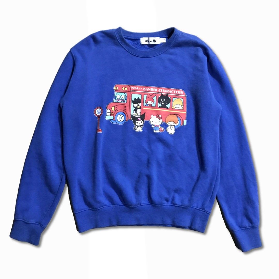 Ne-net Nya and Sanrio Characters Sweatshirt (Category: Hoodies) located in Cavite. Submitted by evilmarko (Listing ID 1452933267, Image 1). Description: ne-net nya and sanrio collab sweatshirt measurements: w: 21" l: 24" dm for more details..