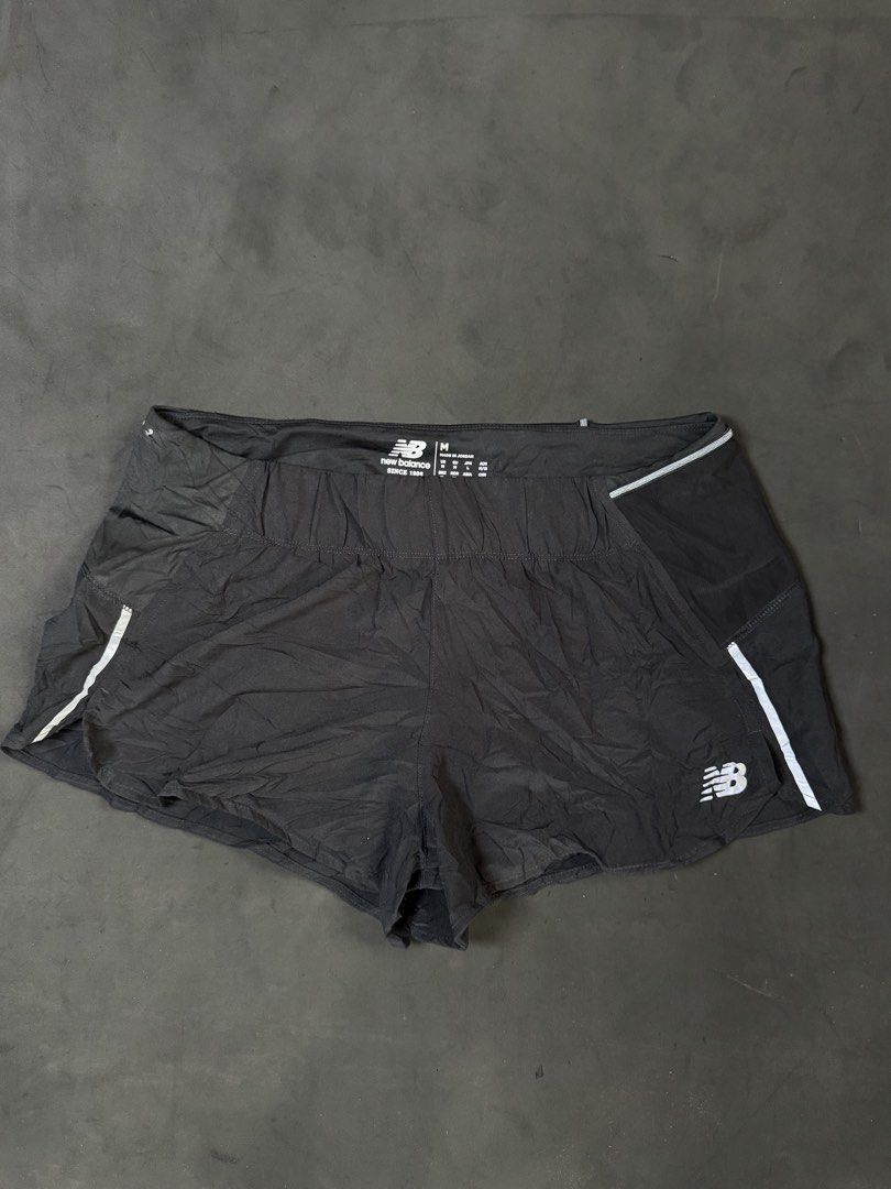 New Balance Running Shorts Black Size M (Category: Activewear) located in Caloocan City. Submitted by ashur-22 (Listing ID 1452937170, Image 1). Description: Size medium Waistline 32-36 Length 11.5.