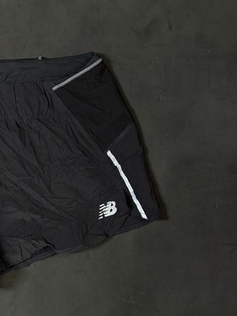 New Balance Running Shorts Black Size M (Category: Activewear) located in Caloocan City. Submitted by ashur-22 (Listing ID 1452937170, Image 2). Description: Size medium Waistline 32-36 Length 11.5.