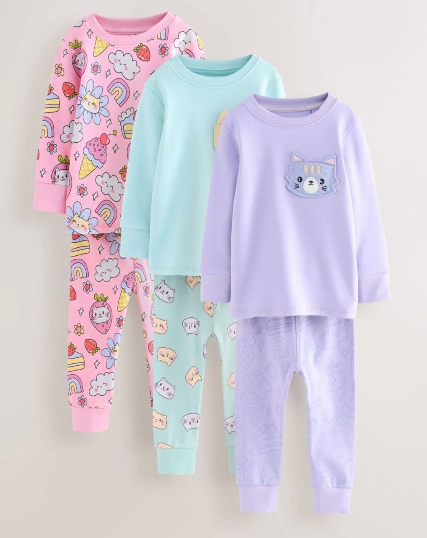 Next pyjamas set (Category: Babies & Kids Fashion) located in Kluang. Submitted by effafareeza (Listing ID 1452941439, Image 3). Description: New & Ready stock ✨✨ Brand: Next Size: 12-18m Price: RM45 each set (baju+seluar) Buy all 3 RM125.
