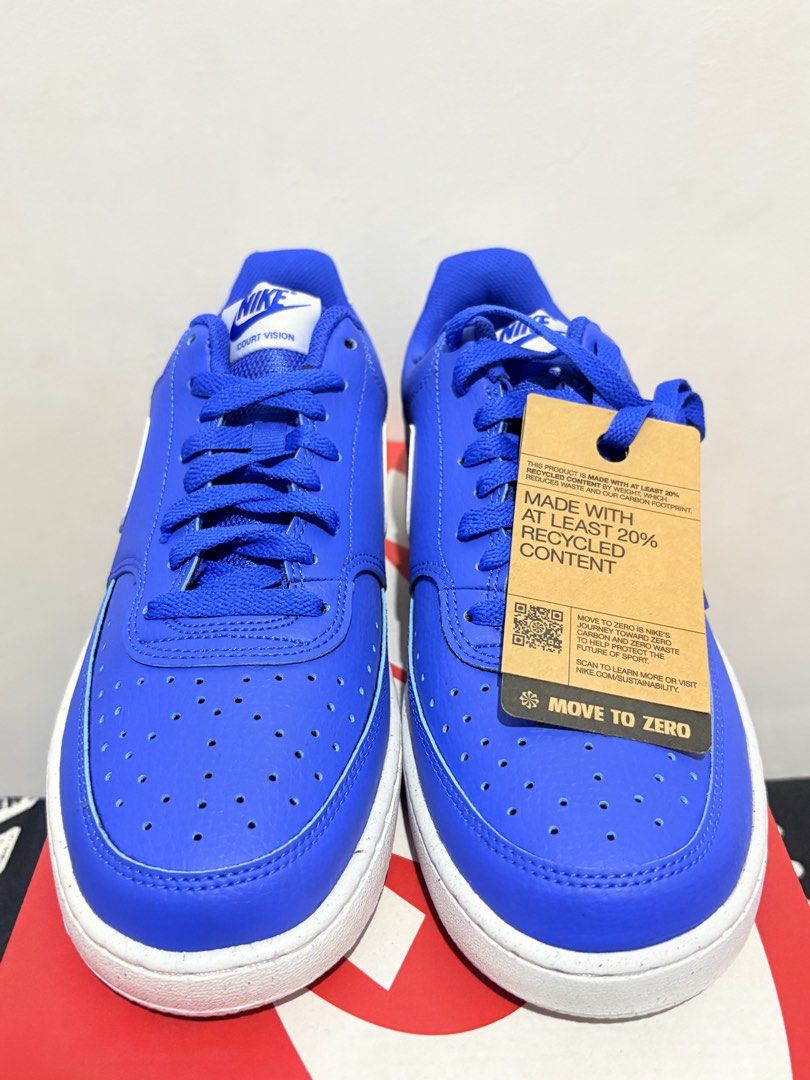 NIKE COURT VISION LOW (Category: Sneakers) located in Dagupan City. Submitted by azeskicks (Listing ID 1453029556, Image 2). Description: 👟COURT VISION LOW ‘Hyper Royal’ Size 9 ₱1495 (SRP 3495) Dagupan City.
