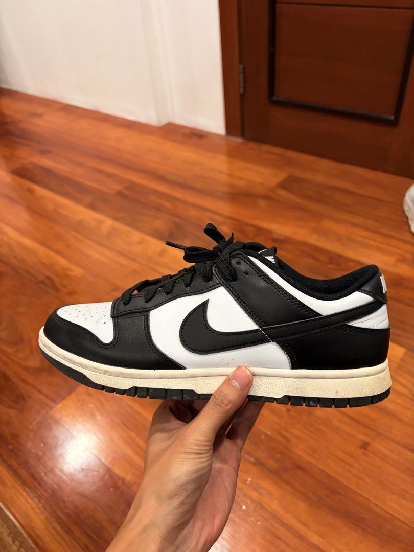 Nike Dunk Low Panda Black White (Category: Sneakers) located in Quezon City. Submitted by rafaisip (Listing ID 1452927728, Image 2). Description: - Classic black and white Nike Dunks - Iconic 'Panda' colorway - Perfect for everyday wear - Soles show some signs of use, but plenty of life remaining - Ready for a new home.
