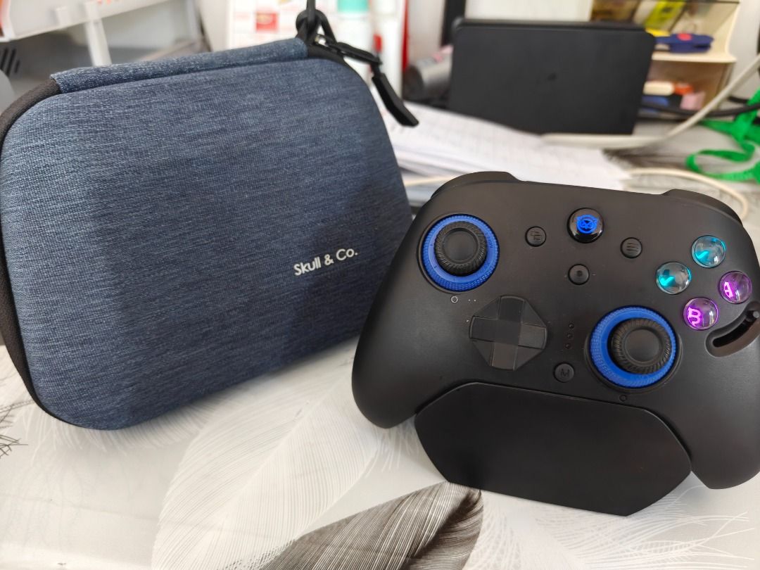 Nyxi Imperial Controller (Category: Controllers) located in Caloocan City. Submitted by oliverval61534 (Listing ID 1452975692, Image 1). Description: RUSH SELLING NYXI IMPERIAL CONTROLLER WITH DOCK AND Skull and Co. Carrying Case 3200 Swappable D-Pad Switchable ABXY (Seen on Picture) Adjustable Triggers (Analog or Digital) Adjustable tension of Analog sticks For PC/Android/Switch/Switch 2 Manila Area Negotiable.