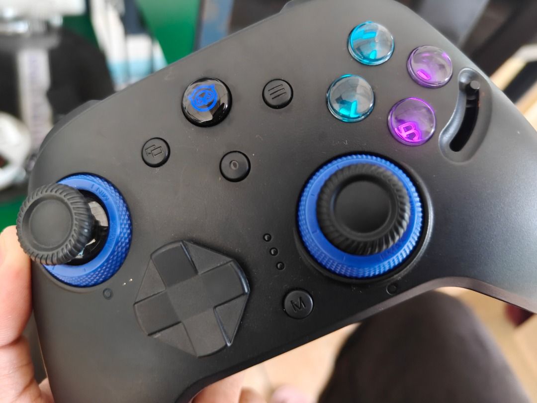 Nyxi Imperial Controller (Category: Controllers) located in Caloocan City. Submitted by oliverval61534 (Listing ID 1452975692, Image 3). Description: RUSH SELLING NYXI IMPERIAL CONTROLLER WITH DOCK AND Skull and Co. Carrying Case 3200 Swappable D-Pad Switchable ABXY (Seen on Picture) Adjustable Triggers (Analog or Digital) Adjustable tension of Analog sticks For PC/Android/Switch/Switch 2 Manila Area Negotiable.