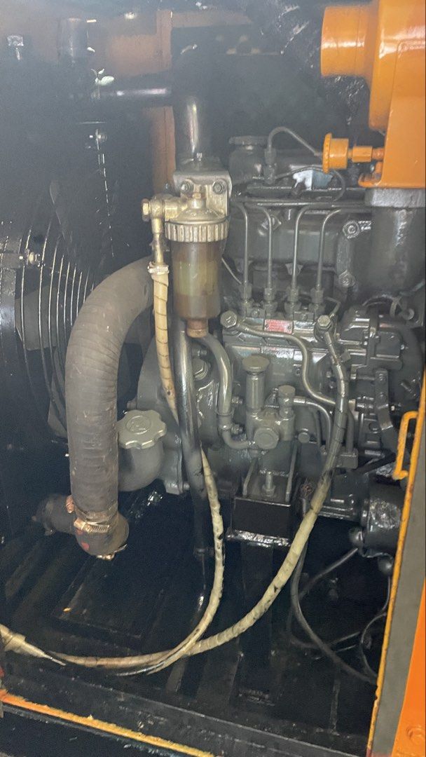 ORIGINAL SURPLUS JAPAN 45 KVA AIRMAN GENERATOR (Category: Construction Tools & Equipment) located in Manila. Submitted by eljay_1008 (Listing ID 1452927472, Image 2). Description: FOR SALE ORIGINAL SURPLUS JAPAN 45 KVA AIRMAN GENERATOR SILENT TYPE ENGINE TYPE: HINO W04 Load: 100 -120 amp Running Hour: 3,511 FREE 2pcs Brandnew Battery Free delivery within metro manila - Model: SDG45S - Diesel Engine (visible in photos) - Ready for immediate use - 