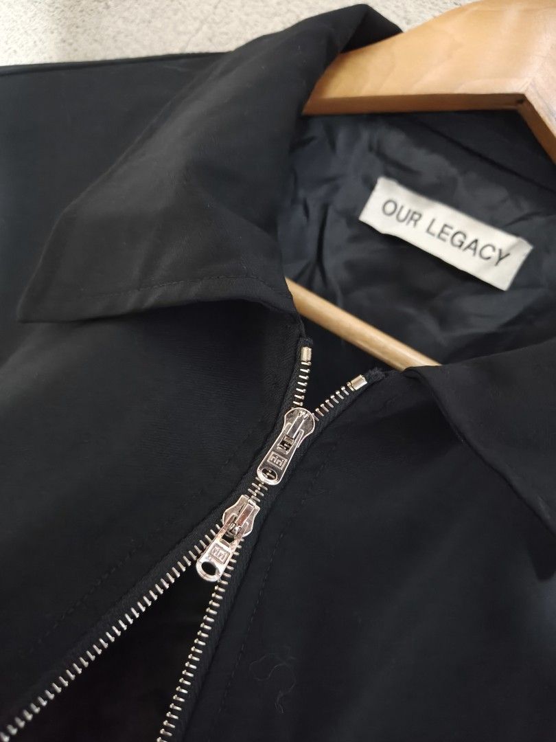 OUR LEGACY MINI JACKET (Category: Coats, Jackets and Outerwear) located in Tacloban City. Submitted by tactripp (Listing ID 1452889921, Image 3). Description: Size 48 W - 23 L - 24 Boxy Fit / Large Excellent Honest issue -scratch cuff left sleeve ( See photo).
