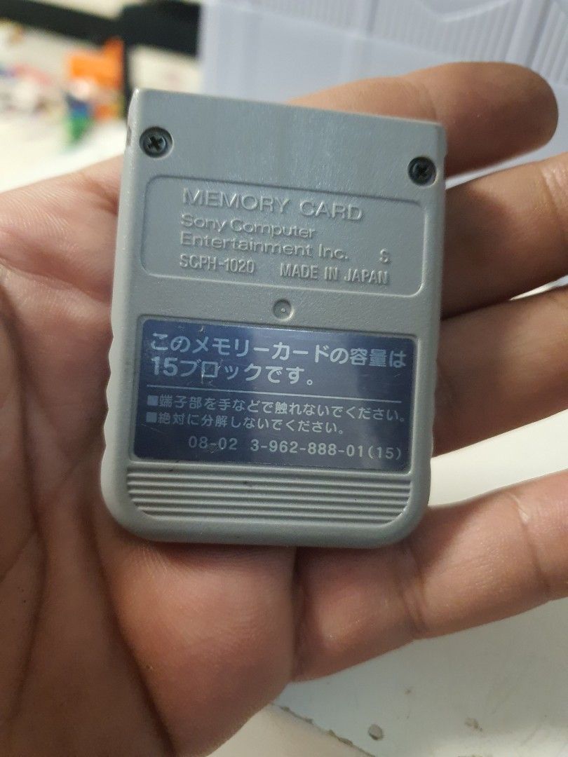 PS1 Memory card (Category: PlayStation) located in Tarlac. Submitted by ziv_surplus (Listing ID 1452919282, Image 2). Description: .