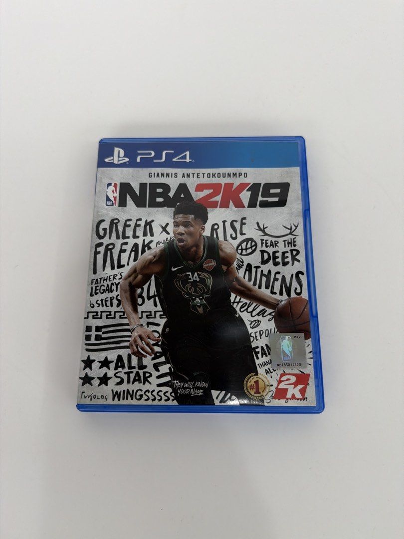 PS4 NBA 2K19 PlayStation 4 Game (Category: PlayStation) located in Quezon City. Submitted by shoppingcartmnl (Listing ID 1452891327, Image 1). Description: - NBA 2K19 for PlayStation 4 - Features Giannis Antetokounmpo on the cover - Comes with game disc and original case - Highly rated basketball simulation game - Fun for all NBA enthusiasts.