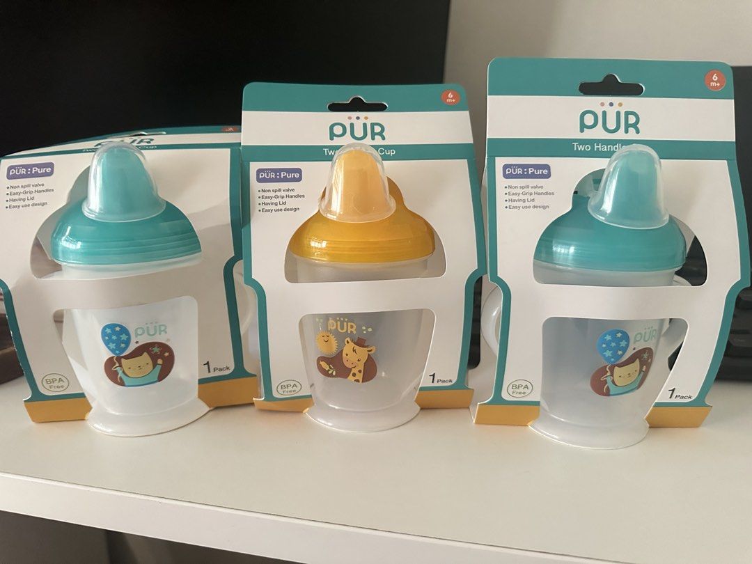 Pur Two Handle Cup (Category: Weaning & Toddler Feeding) located in Marikina City. Submitted by shicqt (Listing ID 1453014546, Image 1). Description: Original price is 299 Brand new and never been used Stocks: 3.