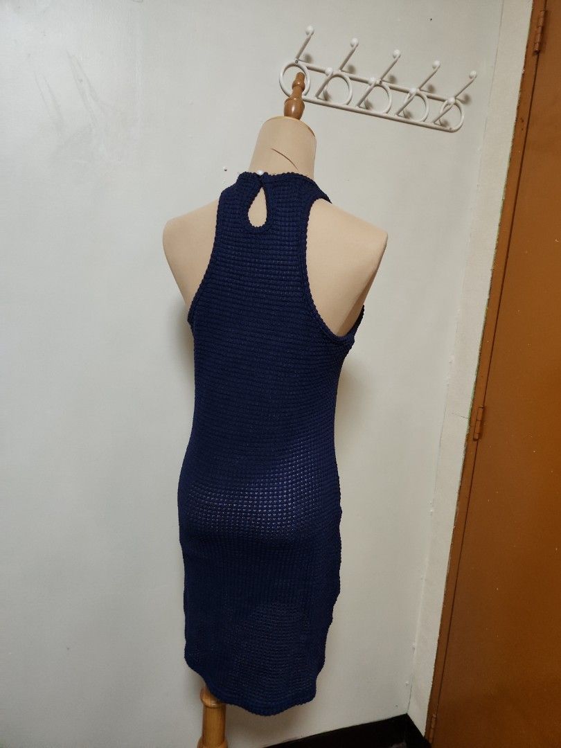 Racerback dress Small to Med (Category: Dresses) located in Marikina City. Submitted by KanamiFinds (Listing ID 1453026546, Image 3). Description: length: 32 inches from shoulders bust: 34 to 44 inches waist: 32 to 44 inches stretchy fabric dark blue.