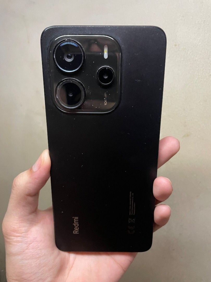 Redmi Note 14 Original 128gb (Category: Android Others) located in Manila. Submitted by sadraangeles (Listing ID 1453012245, Image 1). Description: Rush Sale Redmi Note 14 4g 128gb Maganda pang gaming at photos . .