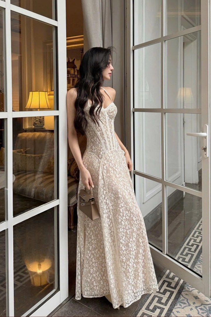 white mini dresses for graduation Zapaka Women Dress with Cap Sleeves V-Neck A-Line smart casual dress code? Color:Ivory Nude upto50all