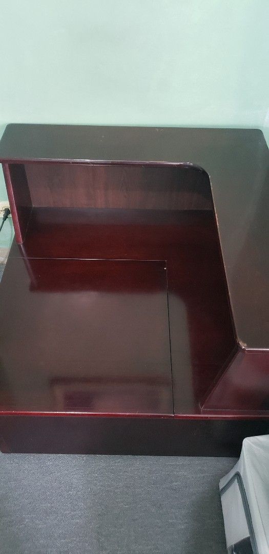 Side Table (Category: Tables & Sets) located in Mandaluyong City. Submitted by mysticstar.60afcc (Listing ID 1452939393, Image 1). Description: Side table with storage compartment. Can be used as bookshelf as well. Length - 75 cm Width - 75 cm Height - 60 cm.