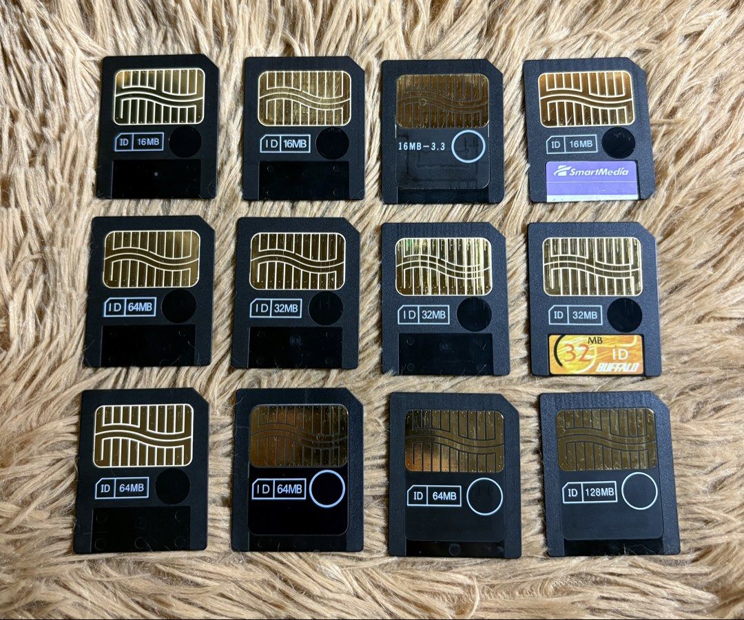 SmartMedia Cards (Category: Memory & SD Cards) located in Caloocan City. Submitted by ivandave09 (Listing ID 1452952126, Image 1). Description: SmartMedia Cards - All in good condition - All tested working 16MB - 1,000 32MB - 1,300 64MB - 1,600 128MB - 2,000 Pick-up at north caloocan, lalamove, gogo xpress or flash express delivery at buyer’s expense. Modes of payment: Bank deposit or Gcash.