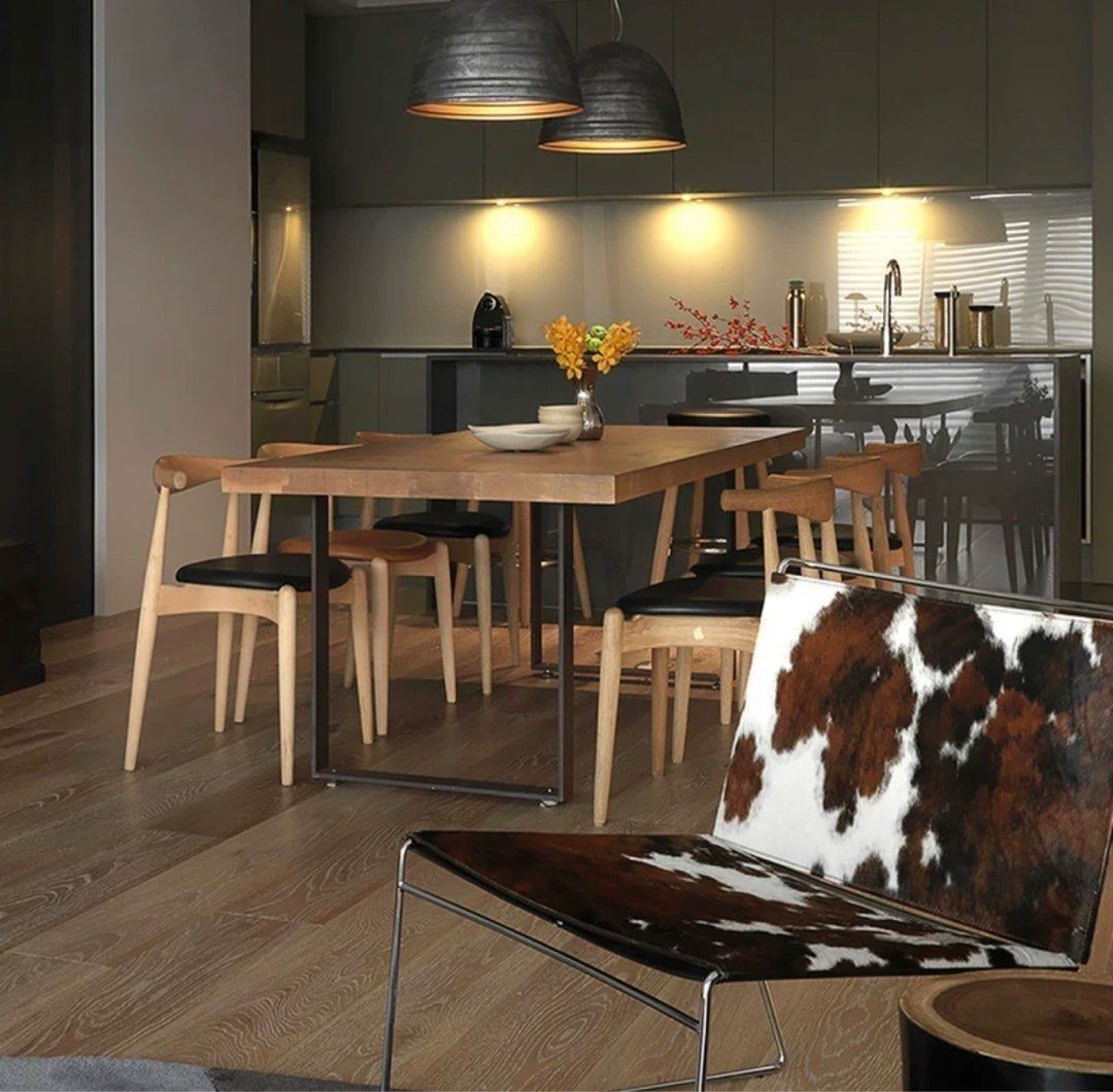 Solid Wood Dining Table (Category: Tables & Sets) located in Singapore. Submitted by rosellajom79719 (Listing ID 1452937720, Image 3). Description: Solid Wood Dining Table Dimensions (cm): Table top thickness: 5 cm L120 x W60 x H75 – S$338 L140 x W70 x H75 – S$378 L160 x W70 x H75 – S$438 L180 x W80 x H75 – S$508 L200 x W80 x H75 – S$568 L220 x W80 x H75 – S$668 Matching chair – S$138 per chair Description: This Solid Wood Dining Table is an endu