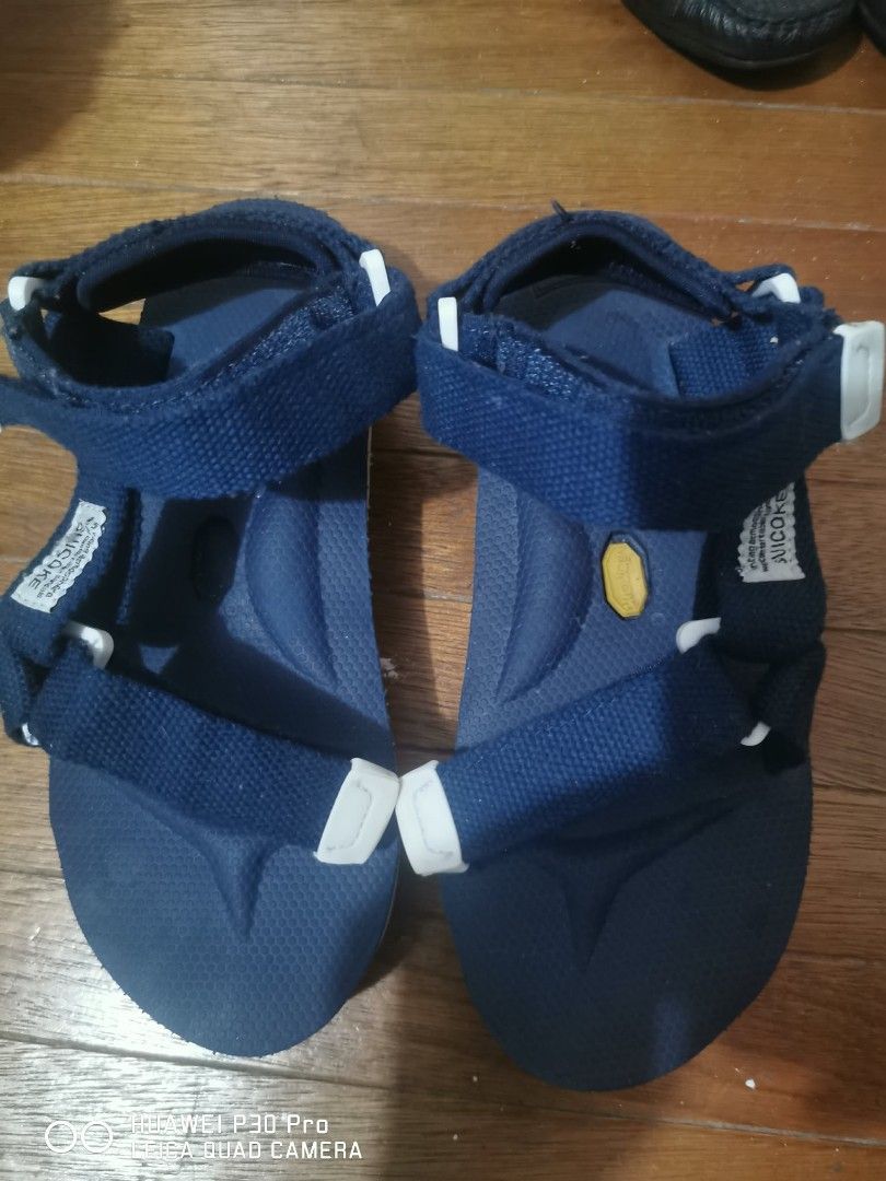 Suicoke Vibram Sole Sandals Navy Blue (Category: Flats & Sandals) located in Makati City. Submitted by relianzmae57131 (Listing ID 1452905861, Image 3). Description: - Navy blue sandals - Adjustable straps for a secure fit - Vibram sole for excellent grip - Comfortable footbed for all-day wear - Easy to put on and take off - Ideal for walking, casual wear, and adventures.