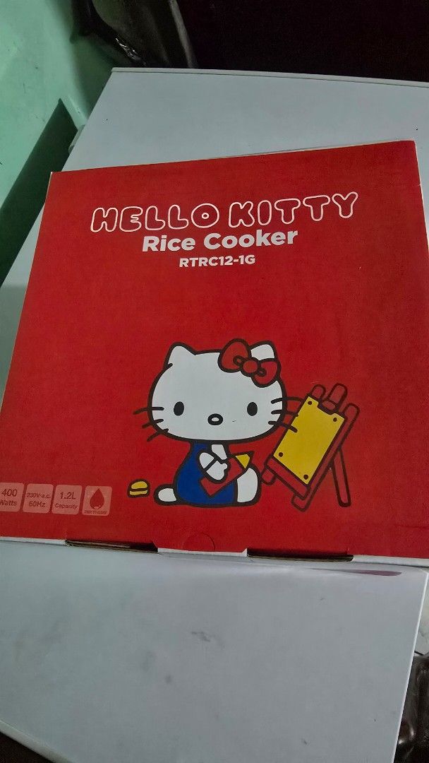 Tough mama Hello Kitty Rice Cooker 1.2L (Category: Cookers) located in Mandaluyong City. Submitted by ynahh (Listing ID 1452946416, Image 2). Description: toughmama hello kitty 1.2L selling low hindi po nagamit. brand new. orig price is 1499.