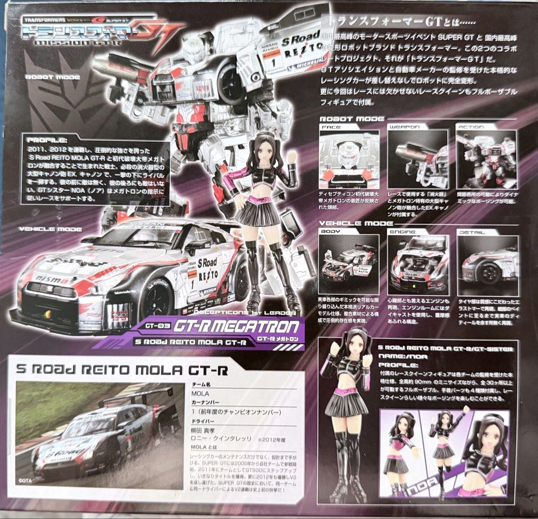 Transformers (Category: Action & Battle Toys) located in Singapore. Submitted by nonessential_719 (Listing ID 1452911104, Image 2). Description: Brand New GT-R 03 Megatron 30th Anniversary Great for Transformers fans and collectors. Don’t missed it..