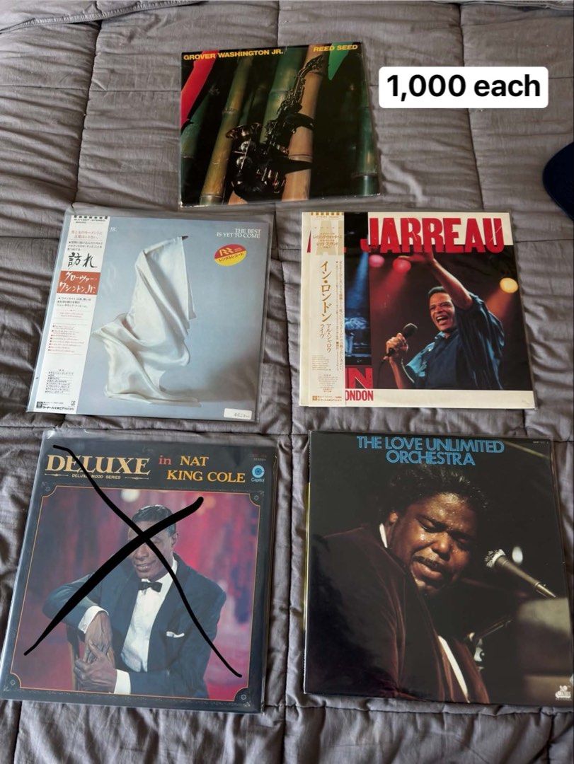 Various Artists Vinyl Records - Jazz, Classical, Pop (Category: Vinyls) located in Manila. Submitted by el_decluttering (Listing ID 1452969622, Image 1). Description: - Collection of vinyl records available. - Genres include Jazz (Miles Davis, John Coltrane, Count Basie), Classical (Beethoven, Schubert), Pop, and Soul. - Prices range from ₱1,000 to ₱1,200 per record. - Please check the photos for specific titles and artists. - Ideal for vinyl ent
