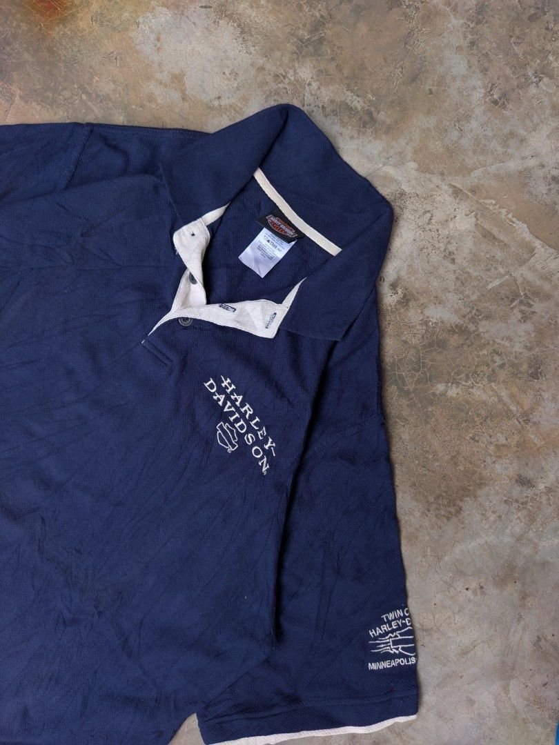 Vintage harley davidson poloshirt (Category: Tshirts & Polo Shirts ) located in Ozamiz City. Submitted by drithrft (Listing ID 1452893395, Image 3). Description: 22.5 x 30-31.