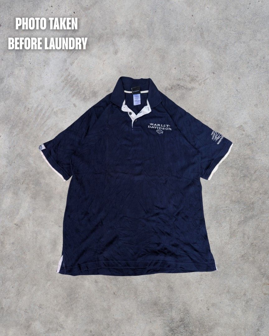Vintage harley davidson poloshirt (Category: Tshirts & Polo Shirts ) located in Ozamiz City. Submitted by drithrft (Listing ID 1452893395, Image 2). Description: 22.5 x 30-31.