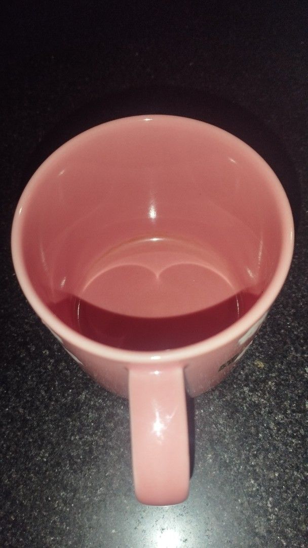 Yamaka Shoten Moomin Mug (Category: Coffee & Tea Tableware) located in Bacoor. Submitted by gonzagaobet (Listing ID 1452938601, Image 3). Description: Yamaka Shoten Moomin "Florit" porcelain mug featuring Little My blowing bubbles. - Adorable pink Moomin mug, imported from Japan. - Features a charming Moomin character blowing bubbles amidst scattered flowers. - Interior of the mug is also a lovely shade of pink. - Ideal for enjoying your morning 
