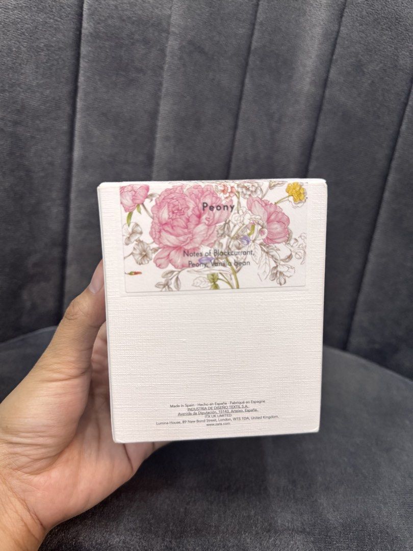 Zara Peony Bloom Collection Eau De Parfum 90ml - Perfume (Category: Fragrance & Deodorants) located in Manila. Submitted by marylou16 (Listing ID 1453016702, Image 2). Description: - Brand new, unopened, and sealed - Zara Peony Eau de Parfum - Bloom Collection - 90ml - Fragrance Notes: Blackcurrant, Peony, White Musk - QC / Makati.