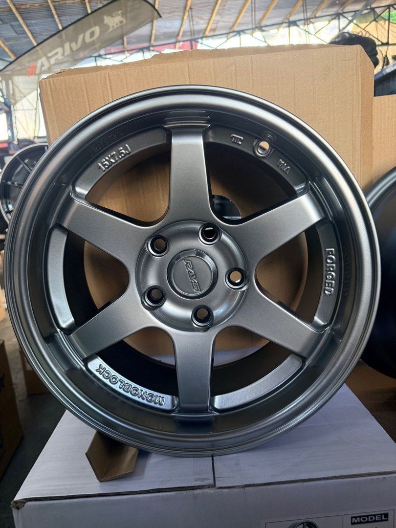 15” Te37 Design Hyperblack code Fm740 mags 5Holes pcd 114 Bnew (Category: Mags and Tires) located in Quezon City. Submitted by mindanaotyrehaus (Listing ID 1447657802, Image 1). Description: 4pcs 15” TE37 Design code FM740 Magwheels 5 Holes pcd 114 Brandnew Color : Hyperblack x7.5 width/ offset 25 fit sa Van Sold as 4pcs for 19,000 mags only *price may change without prior notice *txt or call us to check availability * fix price * Cash transactio