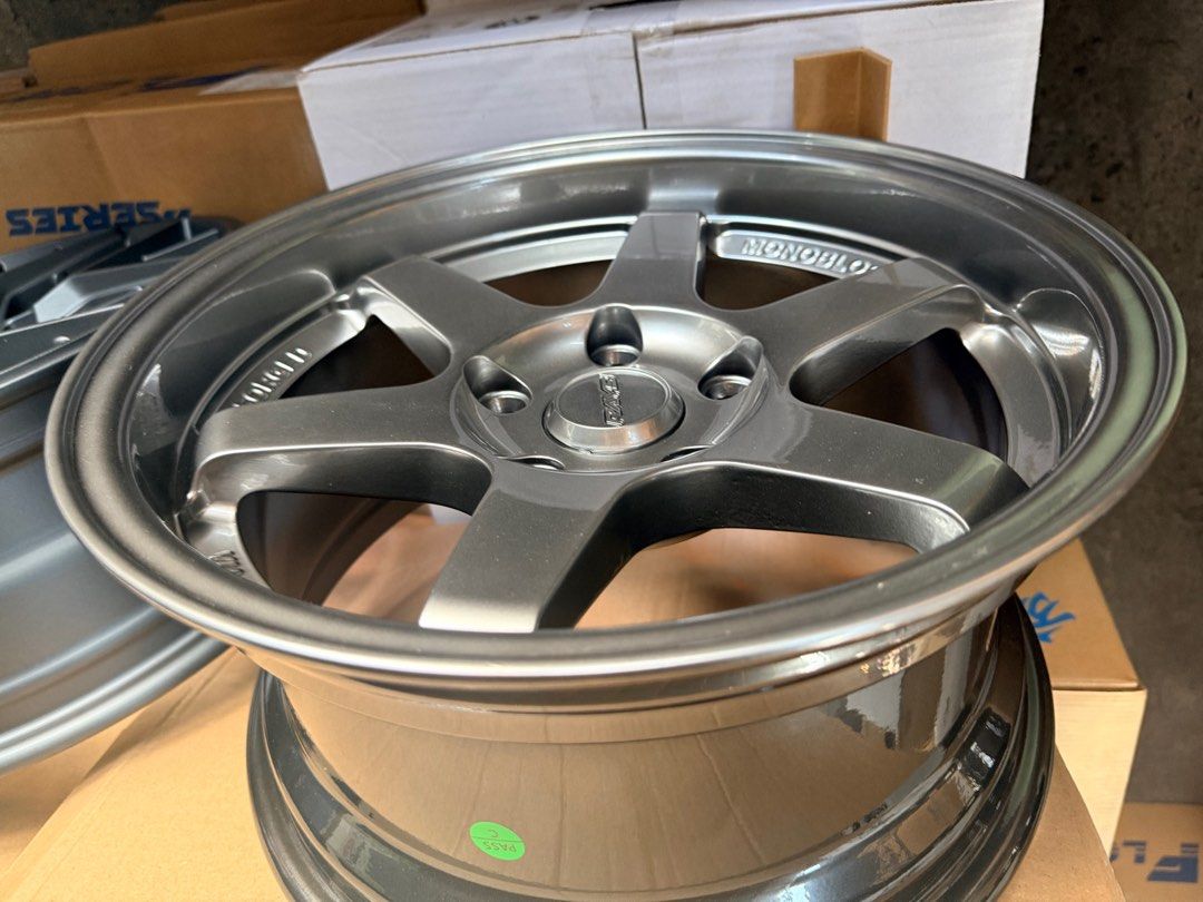 15” Te37 Design Hyperblack code Fm740 mags 5Holes pcd 114 Bnew (Category: Mags and Tires) located in Quezon City. Submitted by mindanaotyrehaus (Listing ID 1447657802, Image 3). Description: 4pcs 15” TE37 Design code FM740 Magwheels 5 Holes pcd 114 Brandnew Color : Hyperblack x7.5 width/ offset 25 fit sa Van Sold as 4pcs for 19,000 mags only *price may change without prior notice *txt or call us to check availability * fix price * Cash transactio