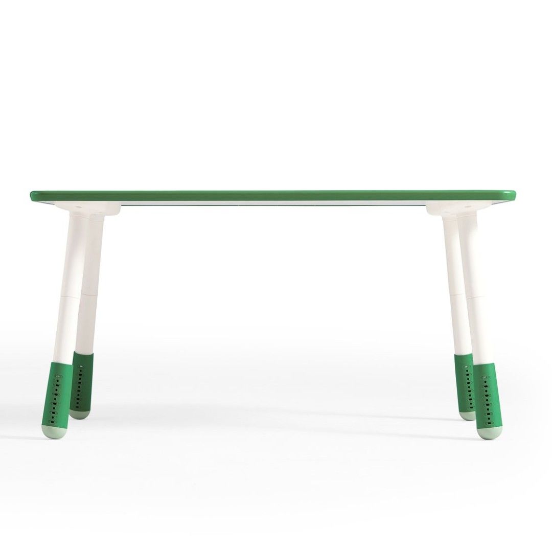 Adjustable Height Kids Study Table (Category: Tables & Sets) located in Singapore. Submitted by lovesummerlove (Listing ID 1447575421, Image 3). Description: - White and green kids table - Adjustable legs for height customization - Ideal for playtime or study sessions - Easy-to-clean surface - Sturdy and durable design - Perfect addition to your child's room.