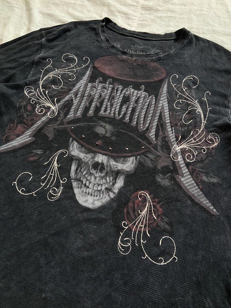 AFFLICTION SKULL AND CROSS (Category: Hoodies) located in Antipolo. Submitted by casmiro (Listing ID 1447617163, Image 3). Description: -AUTHENTIC -ISSUE IN THE PICTURE .